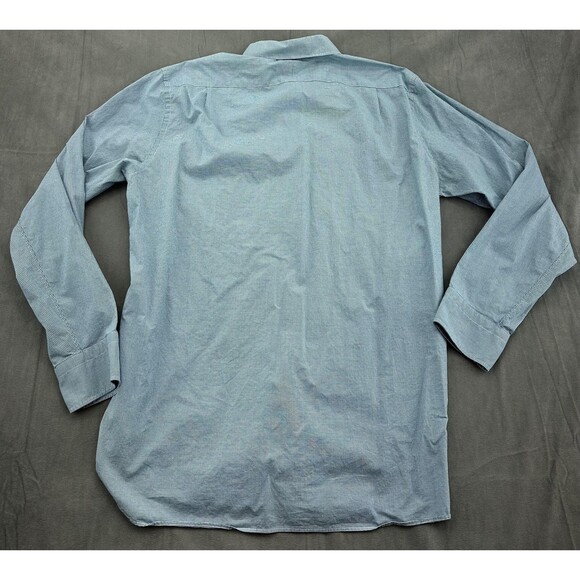 J Crew Shirt Mens XL Blue Green Micro Check Ludlow Slim Fit Button Down Casual - Picture 3 of 9